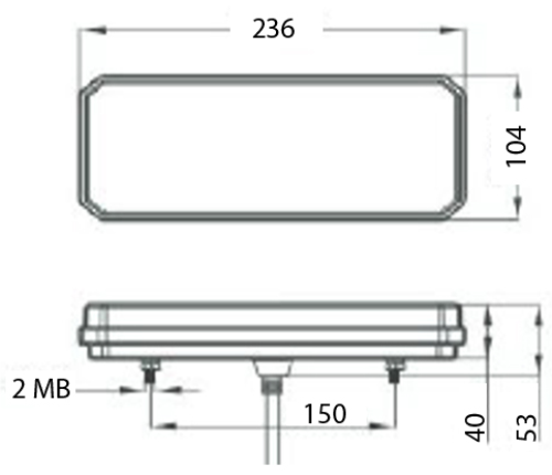 Maypole 10-30V LED GLO Right Hand Rear Combination Lamp MP8835BR - MP8835BRImage3.png