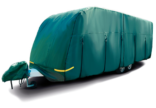 Maypole Premium Green Caravan Cover 4-Ply 4.1-5m (14-17