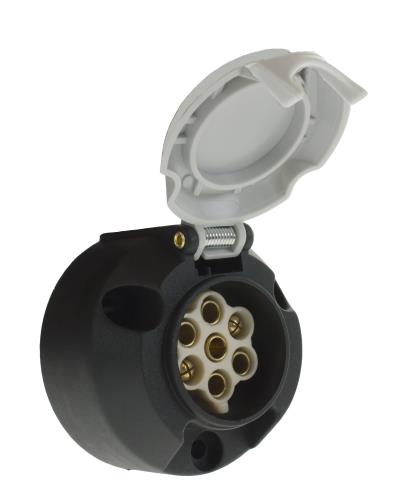 Maypole 12S Type 7 Pin Plastic Socket ideal for caravans MP31 - Maypole031B.jpg
