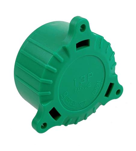 Maypole Green 8/13 Pin Plug Alignment Cap Water Tight for Caravan MP1280 - Maypole1280.jpg