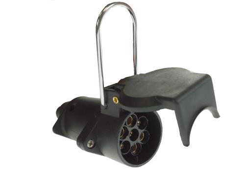 Maypole 12N Type 7 Pin Plastic Flying Socket (trailer caravan extensions) MP131 - Maypole131B_OPEN.jpg