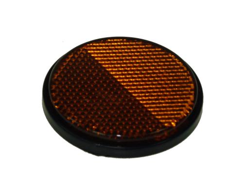 Maypole Radex 60mm Round Amber Self Adhesive Reflector MP155SSB - Maypole155SSB.jpg