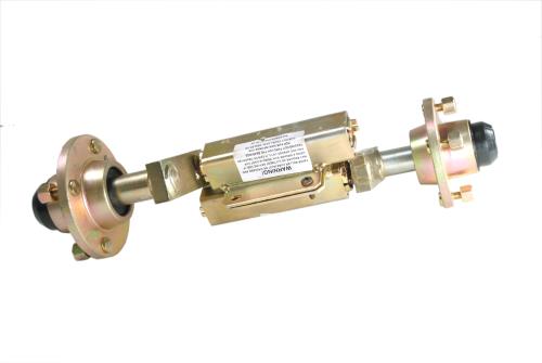 Maypole Pair of 250Kg Suspension Units and Hub Yellow Zinc Plated MP206 - Maypole206_1.jpg