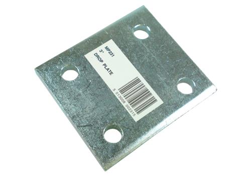 Maypole 3 Inch 77mm 4 Hole Tow Ball Drop Plate Caravan or Trailer MP231 - Maypole231.jpg