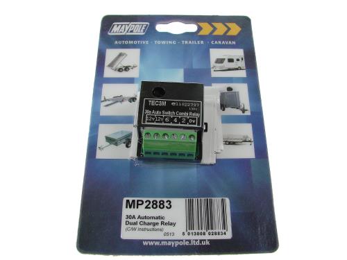 Maypole 30A Self Switching Dual Charge Relay (charges leisure battery) MP2883 - Maypole2883DP.jpg