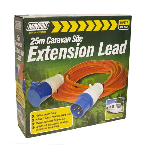 Maypole 230V 25M CARAVAN SITE EXTENSION LEAD MP377 - Maypole377_DP.jpg
