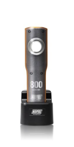 Maypole 800lm LED Pro Inspection Lamp with Ergonomic Grip MP4052 - Maypole4052-800LFRONTINCHARGER.jpg
