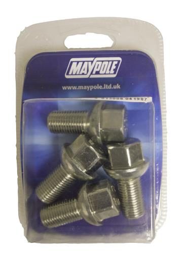 Maypole M14 x 1.5 Spherical Wheel Bolt (x4) MP4198 - Maypole4198DP.jpg