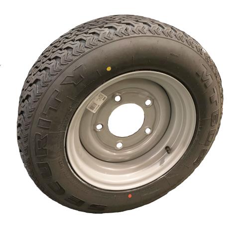 Maypole Silver Wheel & Tyre 13 Inch 185/70R13 5 Stud 6.5 PCD MP42219 - Maypole42219_2.jpg