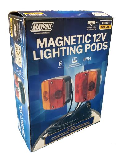 Maypole 12V Magnetic Lighting Pod With 6m of Cable MP44914 - Maypole44914DP.jpg