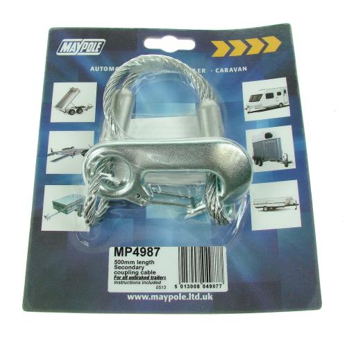 Maypole 500mm Secondary Coupling Cable with Snap Hook MP4987 - Maypole4987DP.jpg