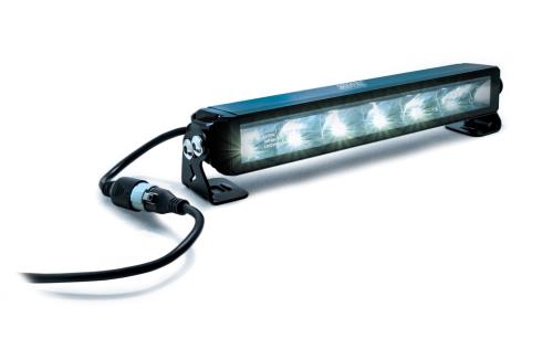Maypole LED Slimline Driving Light Bar (12 Inch) Single Row in Black MP5081 - Maypole5081HEROLightson.jpg