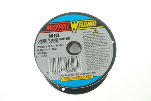 Maypole 0.8mm Flux Corded Wire 0.9Kg Spool (MIG Welders) MP527 - Maypole527.jpg