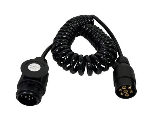 3m 7 to 8 Pin Curly Conversion Lead – 7 Pin - 8 Pin (13 Pin Type) Plug MP5889 - Maypole5889.jpg