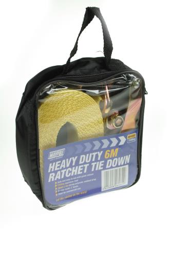 Maypole 38mm x 6 Metre 2500Kg Ratchet Strap and J Hooks MP6062 - Maypole6062.jpg
