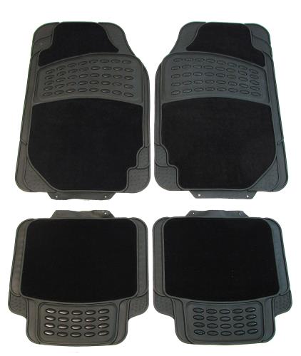 Maypole Universal Black Heavy Duty Car Mat Set (4) Trimmable to fit MP6304 - Maypole6304.jpg