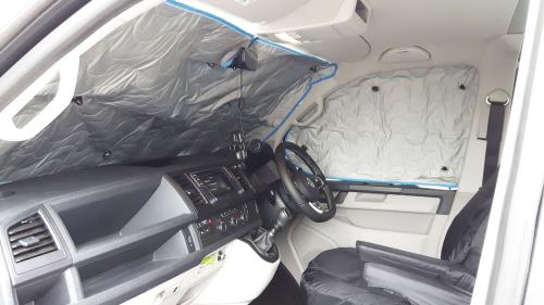 Maypole VW/Volkswagon T5/T6 Campervan Internal Thermal Blind Set MP6610 - Maypole6610inside.jpg