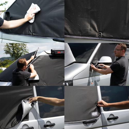 Maypole External Blackout Screen For Volkswagen T5/T6 Campervans MP6612 - Maypole6612Montage.png