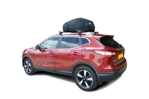 Maypole Compact 320 Litre Roof Bag / Storage Bag fits roof bars MP6639 - Maypole6639NEWBLACKbackofcarPLACE.jpg
