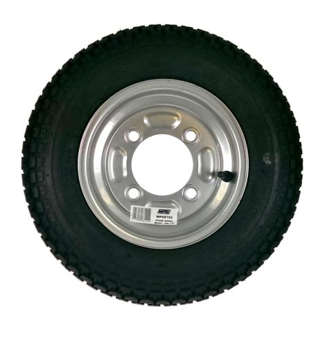 Maypole Wheel and Tyre 350×8 Fits MP6810 Trailer Silver Rim MP68102 - Maypole68102.jpg