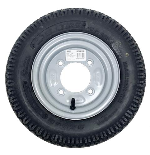 Maypole Wheel and Tyre 350×8 Fits MP6810 Trailer Silver Rim MP68102 - Maypole68102_2.jpg