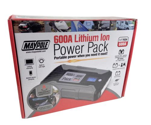 Maypole 600A Lithium Ion Power Pack / Battery Jumpstarter MP7434 - Maypole7434_dp.jpg