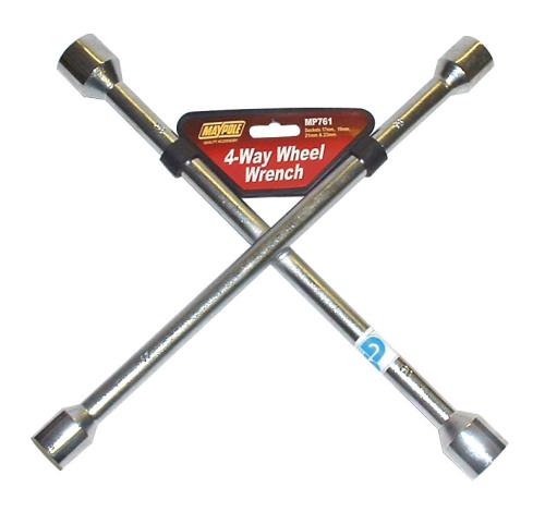 Maypole 4 Way Wheel Wrench (17mm, 19mm, 21mm, 23mm) MP761 - Maypole761.jpg