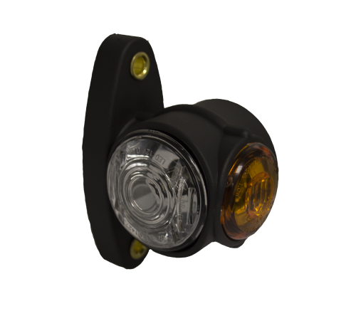 Maypole 10-30V LED Red/White/Amber Rubber Side Marker Lamp MP7721 - Maypole7721B.png