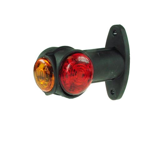 10-30V LED 45° Straight Red/White/Amber Rubber Stalk Marker Lamp MP7726 - Maypole7726B-2.jpg