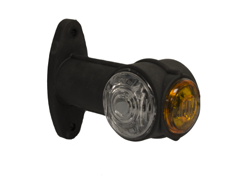 10-30V LED 45° Straight Red/White/Amber Rubber Stalk Marker Lamp MP7726 - Maypole7726B.png