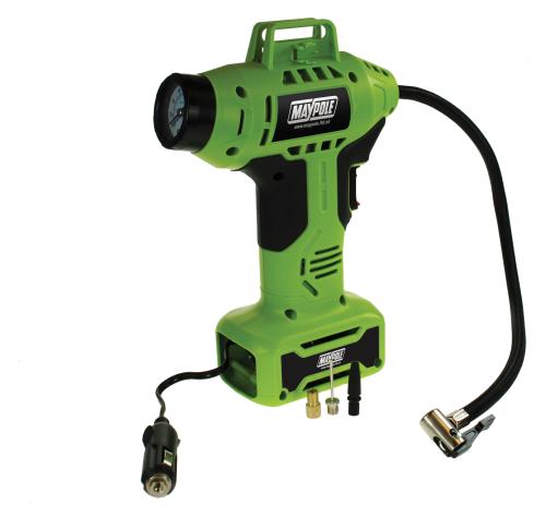 Maypole 12V Handheld Analogue Compressor with LED Light MP7951 - Maypole7951attachments.jpg