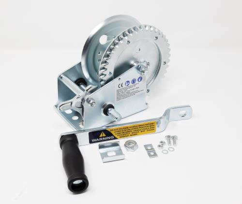 Maypole Standard Hand Winch 545Kg / 1200LB Bright zinc plated MP7972 - Maypole7972_PLC_components.jpg