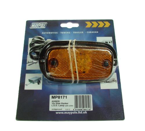 Maypole Perei 12/24V Amber LED Trailer Side Marker Lamp FM20 MP8171 - Maypole8171_DP.jpg