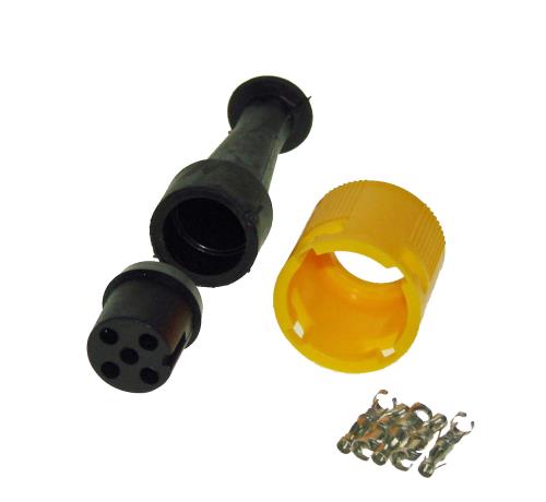 Maypole Spare Yellow Plug For AJBA Lamps (Harness) quick fit MP8306 - Maypole8306B-2.jpg