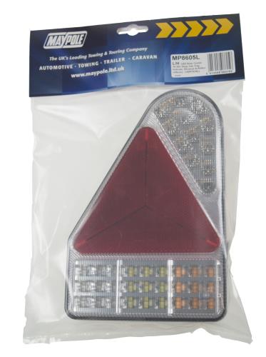 Maypole 10-30V LED Left Hand Triangle Rear Combination Lamp MP8605L - Maypole8605L.jpg