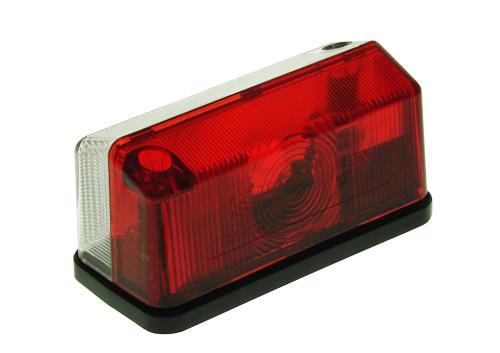 Maypole 12V Radex Red/White Bulb Outline Marker Lamp MP874B - Maypole874B.jpg