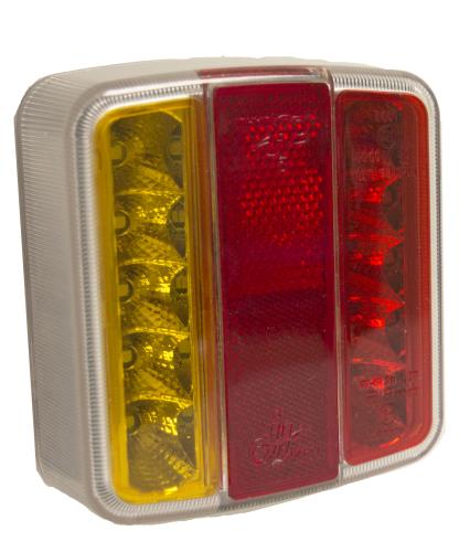 Maypole 12V LED Square Combination Lamp / Light (trailer boards) MP8893 - Maypole8893B.jpg