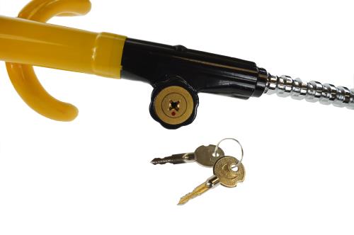 Maypole Double Hook Universal Steering Wheel Lock (upto 39cm) MP9041 - Maypole9041KEY.jpg