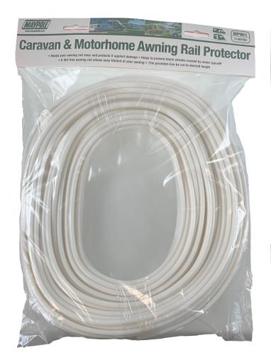 Maypole PVC 12 Metre White Caravan Awning Rail Protector (6mm Rails) MP951 - Maypole951DP.jpg