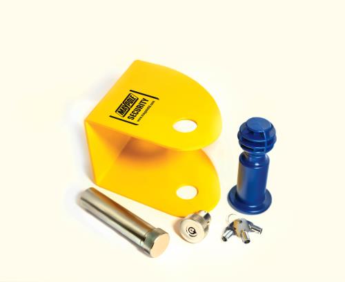 Maypole High Vis Avonride Hitchlock Kit Trailer Security Lock MP9582 - Maypole9582components.jpg