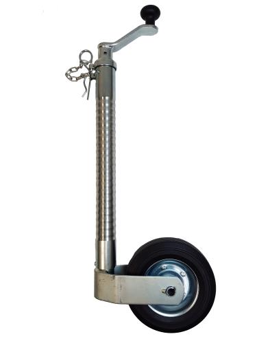 Maypole 48mm Ribbed Jockey Wheel upto 300Kg with rubber tyre MP9742 - Maypole9742.jpg