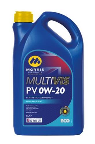 Morris Lubricants Multivis PV 0w20 C5 Engine Oil 5 Litres EPV005-MOR - Morris-Multivis-ECO-PV-0W-20-EPV005-5L.jpg