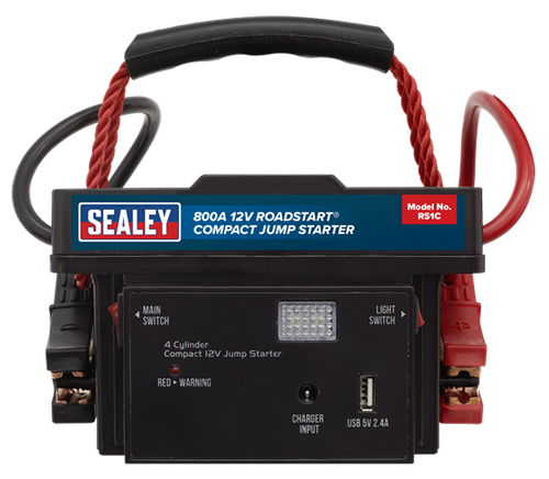 Sealey 900A 12V RoadStart® Compact Jump Starter with Case RS1C - RS1CImage2.png