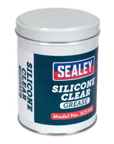 Sealey 500g Clear Silicone Grease Tin (UPVC push-fit) SCS102-SEA - SCS102Image1.jpg