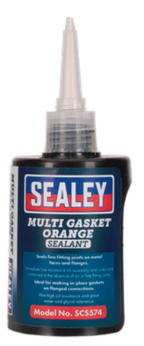 Sealey 50ml Multi Gasket Sealant - Orange (High Oil Resistance) SCS574-SEA - SCS574Image3.png
