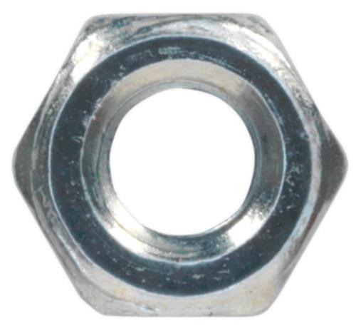 Sealey Steel Nut M4 Zinc DIN 934 Pack of 100 SN4 - SN4Image3.jpg