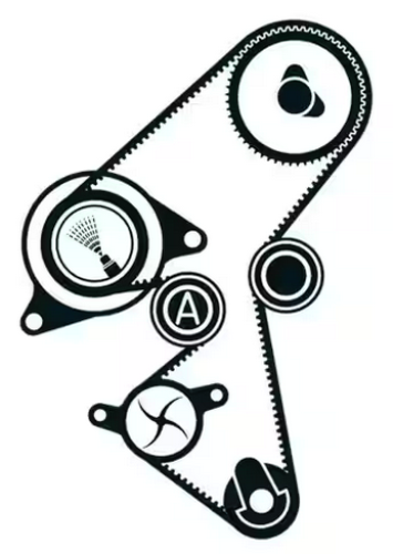 SKF Water Pump (VKPC 83259) And Timing Belt (VKMA 03316) Kit VKMC03316 - VKMC03316Image2.png