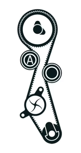 SKF Aquamax Water Pump And Timing Belt Kit (with Bearings) VKMC03317 - VKMC03317Image2.png