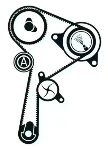 SKF Water Pump And Timing Belt Kit Dacia Renault Mercedes Benz VKMC06136 - VKMC06136Image2.png