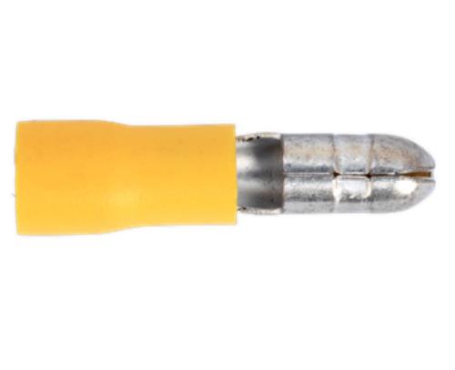 Sealey Bullet Terminal Ø5mm Yellow Pack of 100 YT21 - YT21Image1.jpg